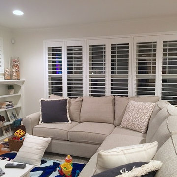 Living Room Plantation Shutters