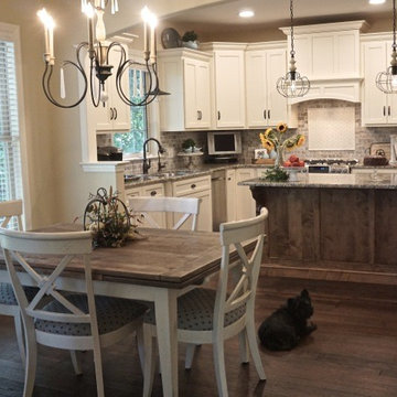 Contemporary Interior ReDesign w/ Coastal Cottage Details