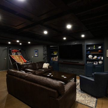 Old World Irish Pub Basement Finish Kansas City, MO