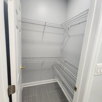New Walk-In Closet Addition with Custom Wire Shelving