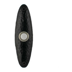 Hawk Hill Hardware - Hammered Doorell, Handmade Luxury Hardware, Wrought Iron - Doorbells And Chimes