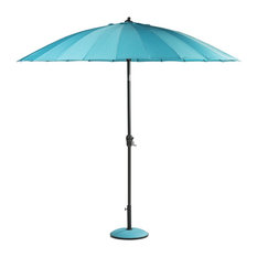 Geisha Garden Parasol, Aqua