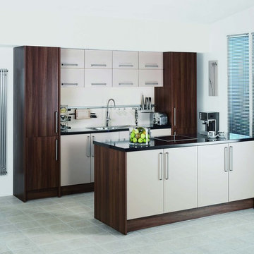 Plywood kitchen cabinet