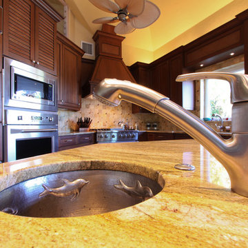 Kitchen Remodel in Sanibel Island FL - Dolphin Sink