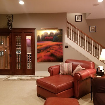 Under Stairs Wine Closet
