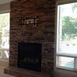 Stone Fireplace - Home Improvement