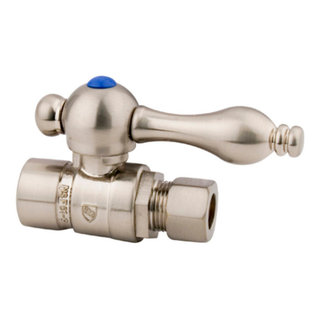 Kingston Brass 12 Sweat 38 Od Comp Straight Shut Off Valve 