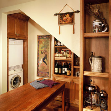 Traditional Kitchen with Creative Storage in Los Altos