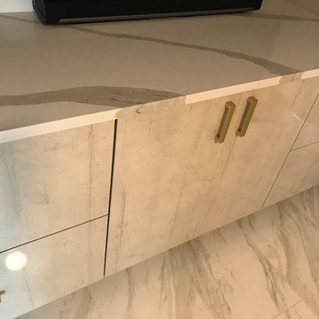 Den Full Remodel and Custom Entertainment Center