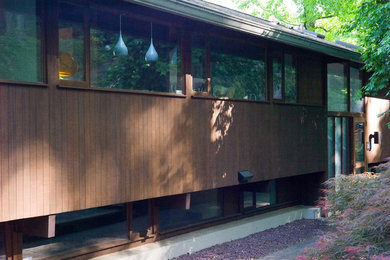 Traditional exterior home idea in New York