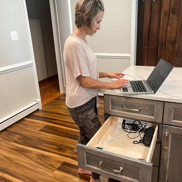 Kitchen In-Drawer Charging Outlets