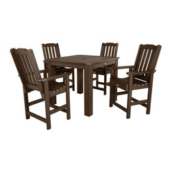 Highwood USA - Lehigh 5-Piece Square Counter-Height Dining Set - Outdoor Dining Sets