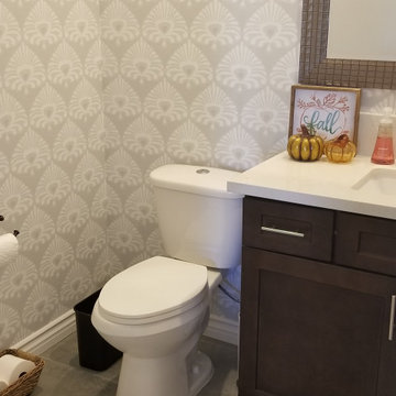 Las Vegas Cork Metallic Wallpaper Installation Summerlin