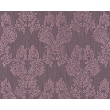 Textured Wallpaper Baroque Classical Fabric, 956305