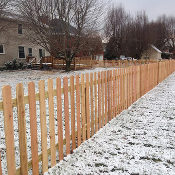 4 Foot Cedar Picket Fence