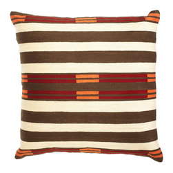 SANTA FE PILLOW COVER &ndash; STRIPE - Decorative Pillows