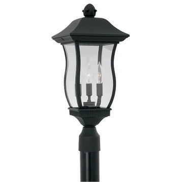 Designers Fountain 2726-BK Chelsea - Three Light Outdoor Post Lantern