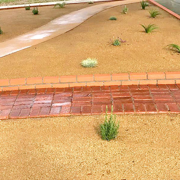 Decomposed Granite-DG with drought-tolerant plants