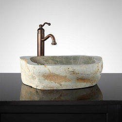 BROKOPONDO NATURAL STONE VESSEL SINK - Bathroom Sinks