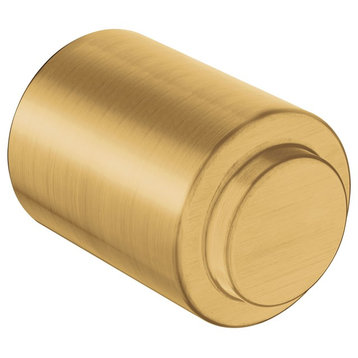 Moen DN0705 Iso 7/8 Inch Cylindrical Cabinet Knob - Brushed Gold