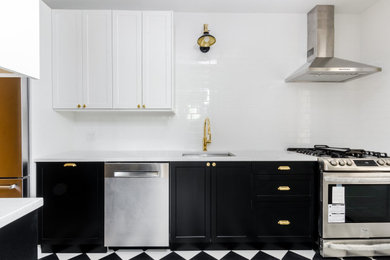 Example of a kitchen design in Other
