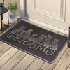 A1HC Designer "Welcome" Rubber Doormat