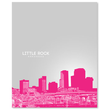 Little Rock, Arkansas Skyline Art Poster
