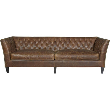 Sofa UNIVERSAL DUNCAN Leather Chestnut