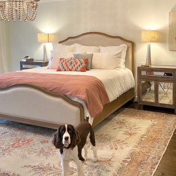 Our unique Old Persian Tabriz Oriental Rug offers a balance of light and color!