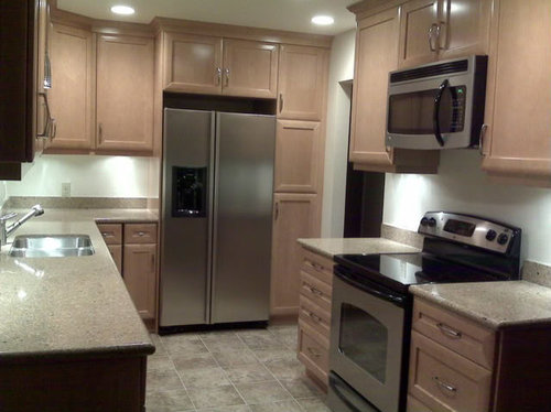 Space Above Built In Fridge And Cabinet Above