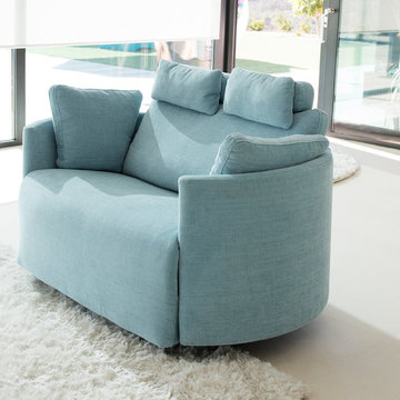 Moonrise XL Chair Power Recliner Rocker Glider Swivel by Famaliving California