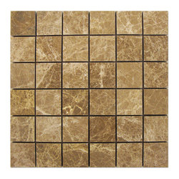 2x2 Emperador Light Mosaic - Home Accessories & Decor