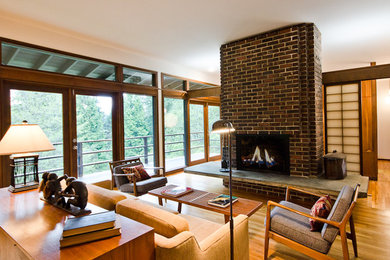 Modern living room in Seattle.