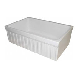 Whitehaus WHQ330 Fireclay Sink - Kitchen Sinks