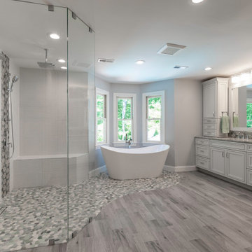 Great Inspiration Ideas from a new Master Bathroom Remodel in Northern VA