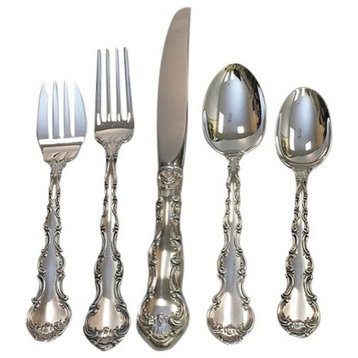 Gorham Sterling Silver Strasbourg 5-Piece Place Set With Place Soup Spoon