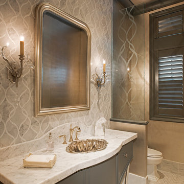 Transitional Powder Room