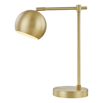 Mobley Table Lamp, Brushed Brass