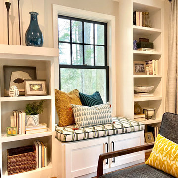 Window Seat and Bookcase