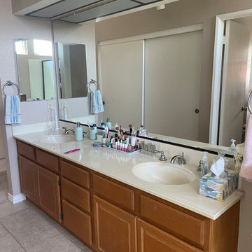 Bathroom remodel - Walnut