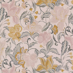 Made to Measure Curtains - John Lewis & Partners Lydia Floral, Turmeric - Curtains, Blinds & Shutters