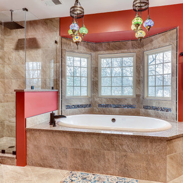 Bold Traditional Master Bathroom | Reico Kitchen & Bath