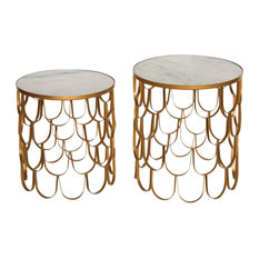 Set of 2 Art Deco Side Tables