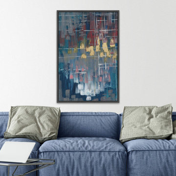 "Miracle Light" Floater Framed Painting Print on Canvas