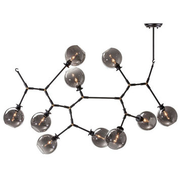 Nuevo Furniture Atom 10 Pendant Lighting in Grey