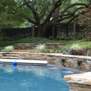 Landscape and Pool Construction - Quail Creek - Tyler Texas
