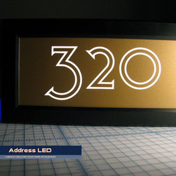 Address LED - Address LED  - illuminated house numbers - House Numbers