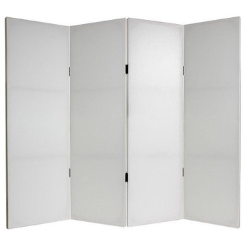 4' Tall Do It Yourself Canvas Room Divider, 4 Panel