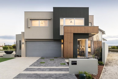 This is an example of a modern home design in Gold Coast - Tweed.