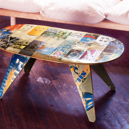 Recycled Skateboard Coffee Table - Coffee Tables
